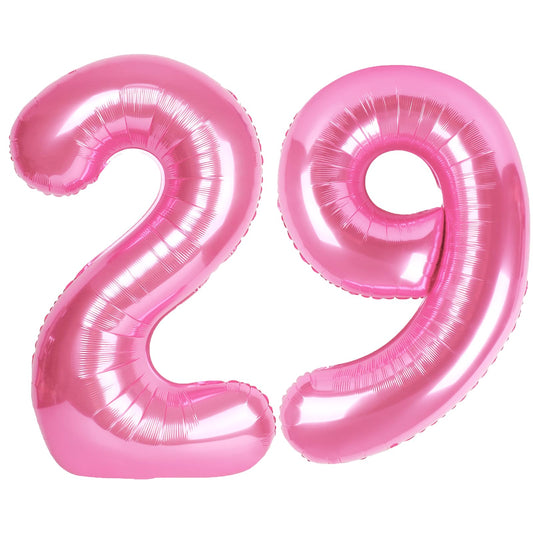 Kelfuoya 40-inch pink 29-number balloon for striking party photos