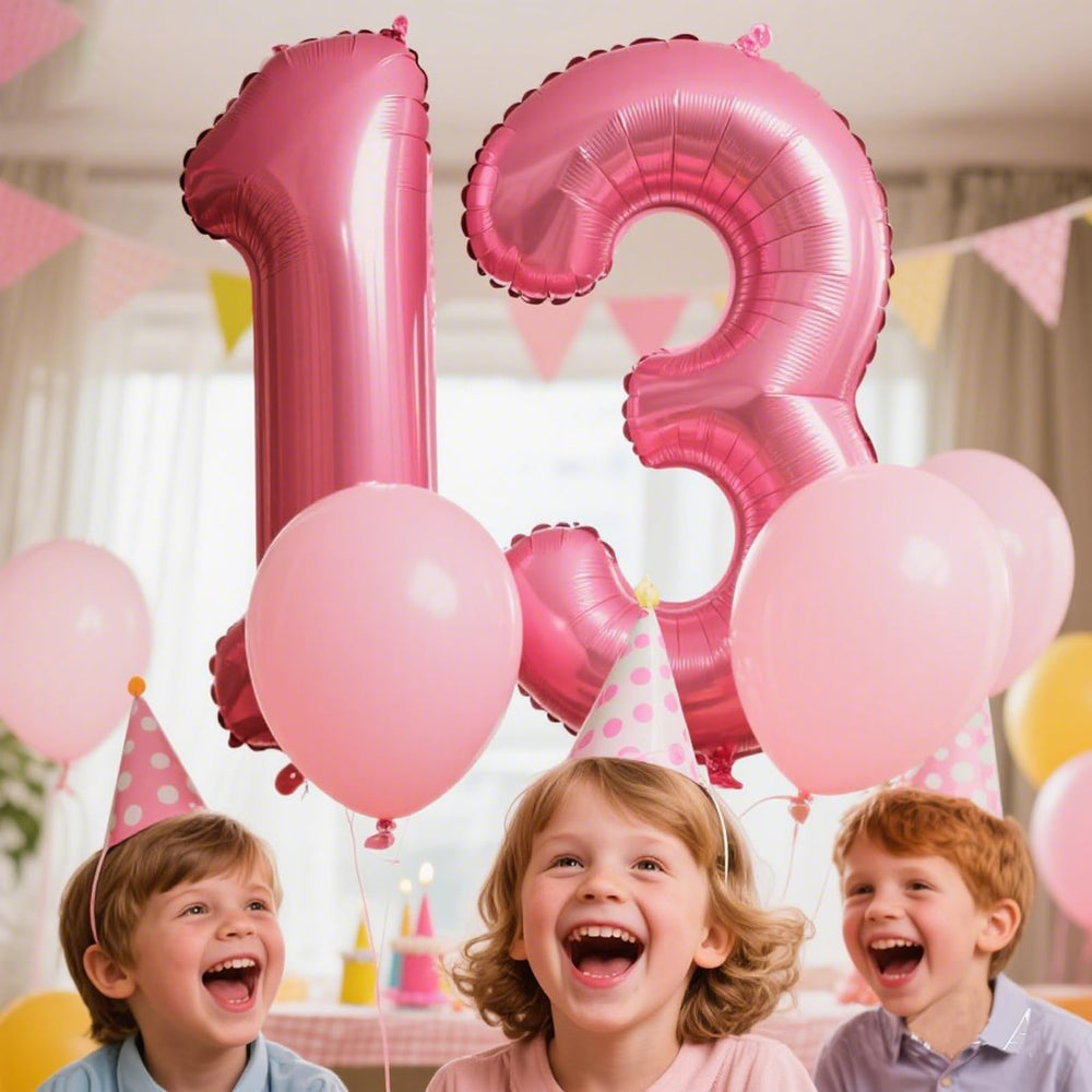 Kelfuoya birthday foil balloon enhances venues with bright color and magic.