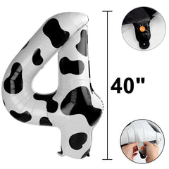 Kelfuoya cow-print backdrop balloons enhance photo moments and memories.
