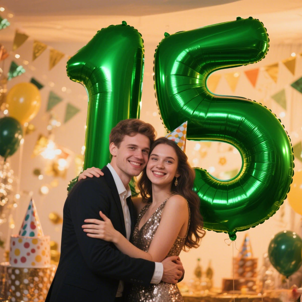 Kelfuoya foil balloon for weddings and anniversaries adds elegance to decor.