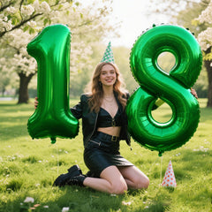 Kelfuoya giant foil number 8 balloon decor for standout party setups