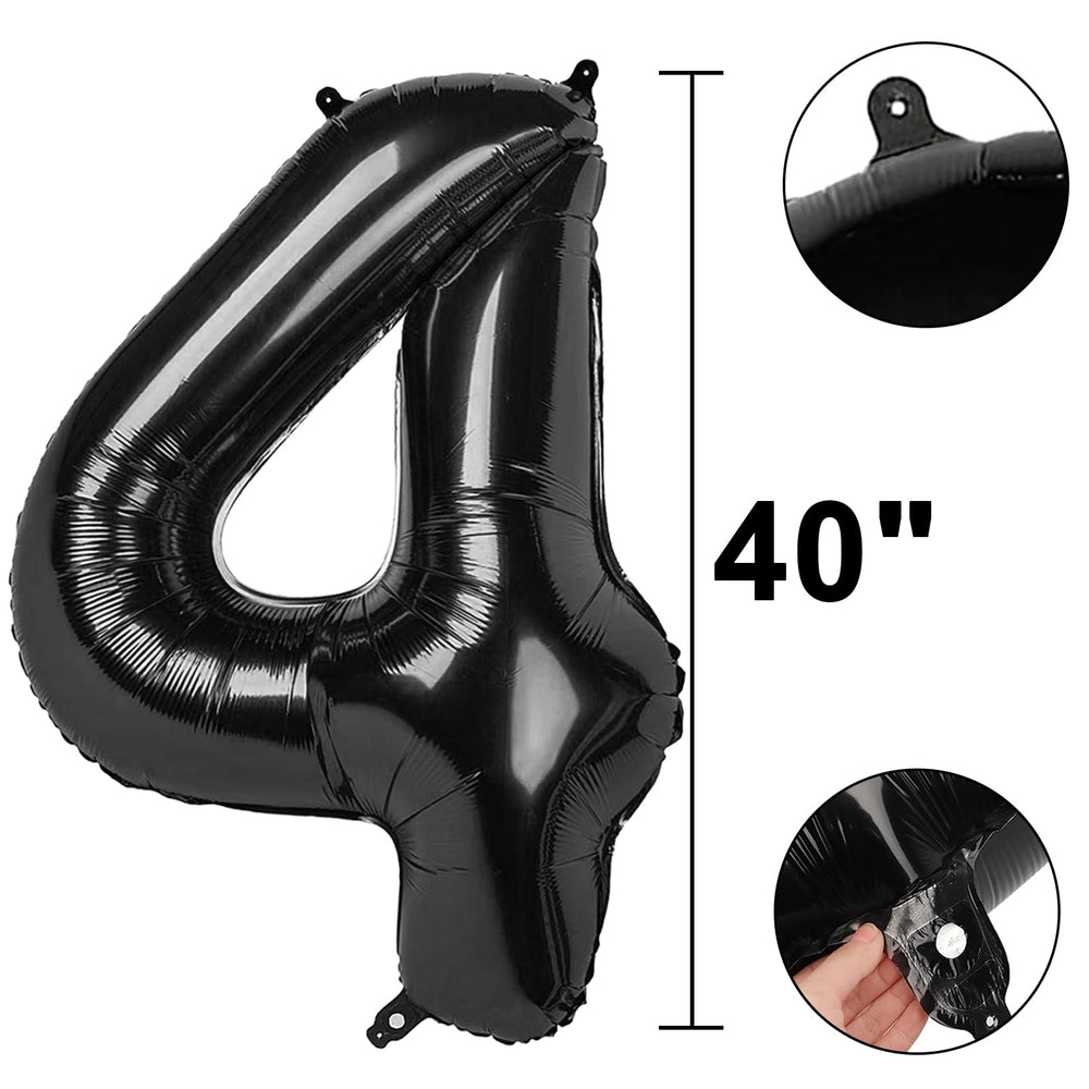 Kelfuoya giant number balloon wall decor for striking photo backdrop