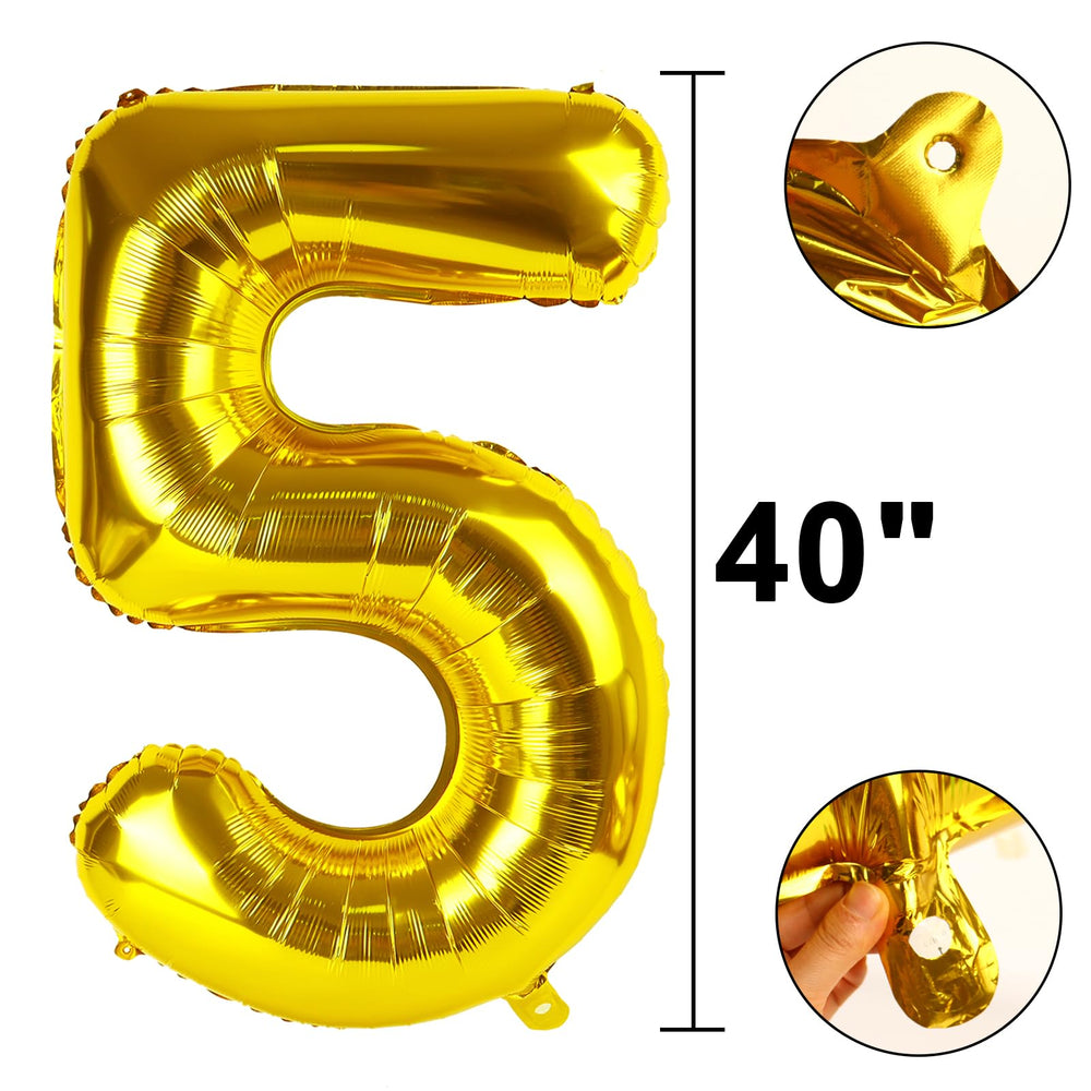 Kelfuoya gold number 5 with inflation straw included for easy setup.