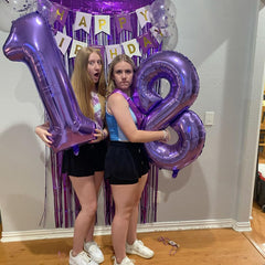 Kelfuoya versatile number balloon for indoor and outdoor celebrations.