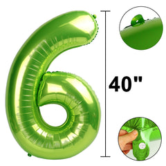 Kelfuoya jumbo number balloon for birthdays and anniversaries.