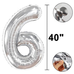 Kelfuoya multi-color number balloons option to match party theme.