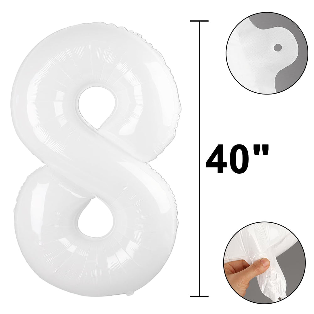 Kelfuoya multi-color number options to match your party theme.