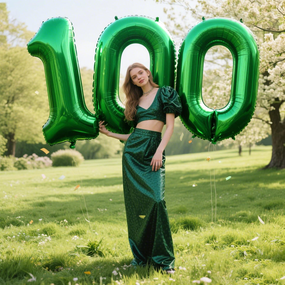 Kelfuoya number 10 balloon decor for weddings and anniversaries