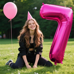 Kelfuoya multi-color 0-9 number balloons, 40-inch design for versatile themes.