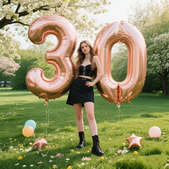 Kelfuoya rose gold 30 balloon 40-inch packaged and ready to ship