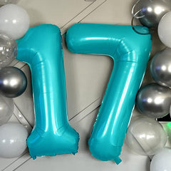 Kelfuoya 40-inch number 1 balloon, ideal for weddings and anniversaries