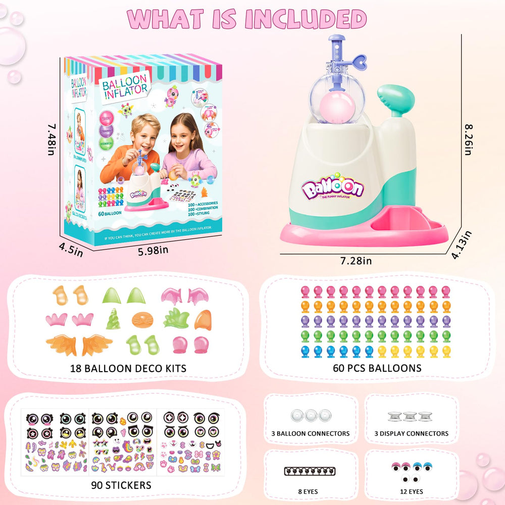kenvc DIY Balloon Animal Kit colorful decoration accessories for creative looks.