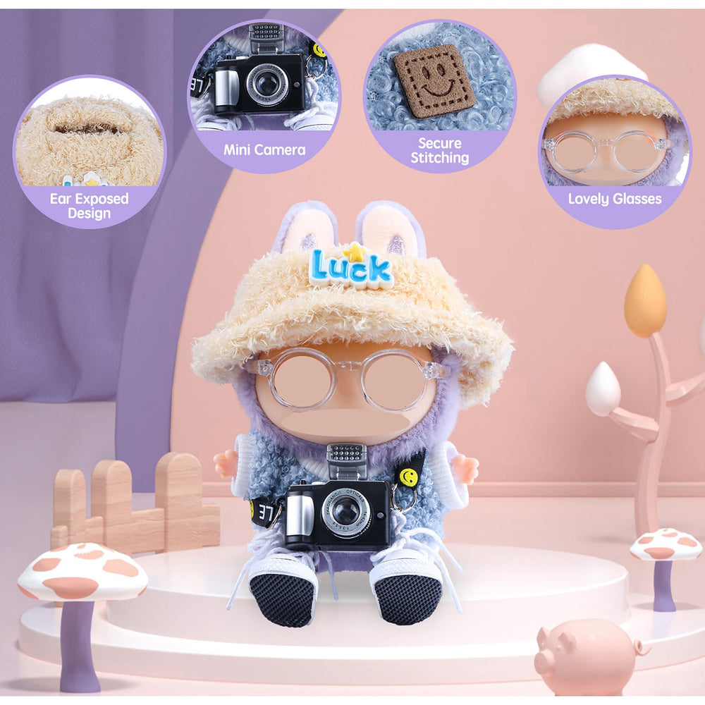 KEOOUA 17cm doll hat: charming topper to complete stylish ensembles
