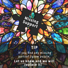 Kepovin missing-pieces-support-service offers replacements if a piece is missing.