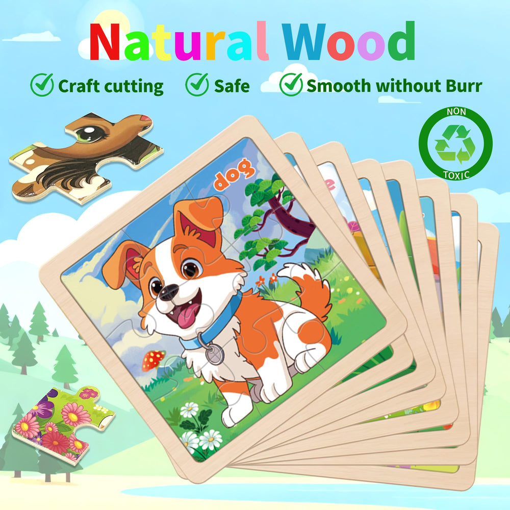 Kepovin wooden puzzle horse image improves spatial awareness during play.