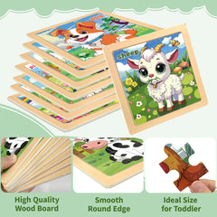 Kepovin wooden puzzle rabbit image supports independent problem solving.