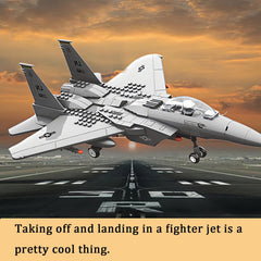 KERHENE F-15 Eagle wings and tail show precise geometry.