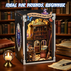 KERNOWO Book Nook Kit clear instructions aid assembly