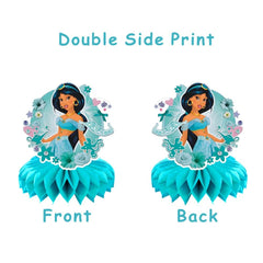 KERWHIS princess-themed party decor set enhances kids' celebrations.