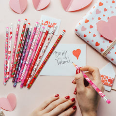 Kesote classroom pencils for kids, perfect as Valentines gifts.