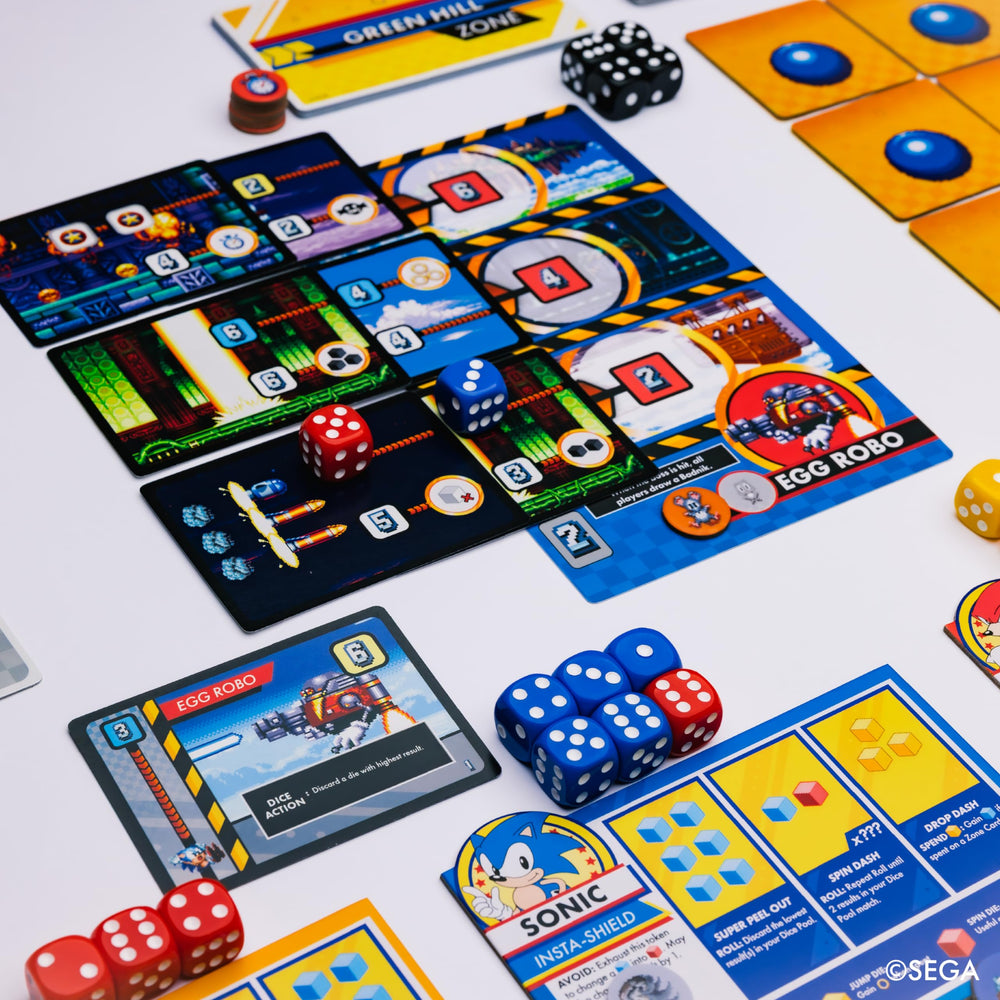 KESS Sonic Roll rulebook open for easy learning and play.