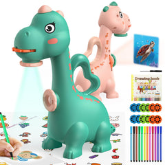 KETIEE dinosaur projector front head view for guided drawing sessions.