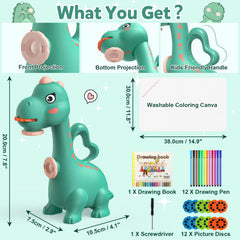 KETIEE dinosaur projector is portable with a comfortable handle.