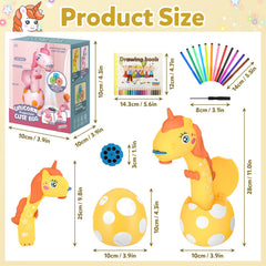 KETIEE Unicorn portable design for drawing on the go