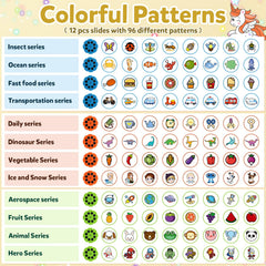 KETIEE Unicorn projector discs offering 96 patterns for tracing