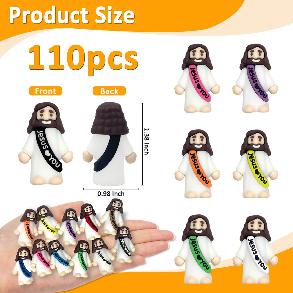 Keway Jesus loves you 3D printed figurine with durable pocket size