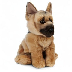 Keycraft Living Nature German Shepherd soft toy, safe for all ages and cuddles.