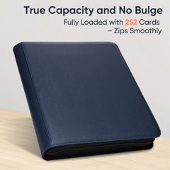 Keyufox binder side view highlights portable design for on-the-go storage.