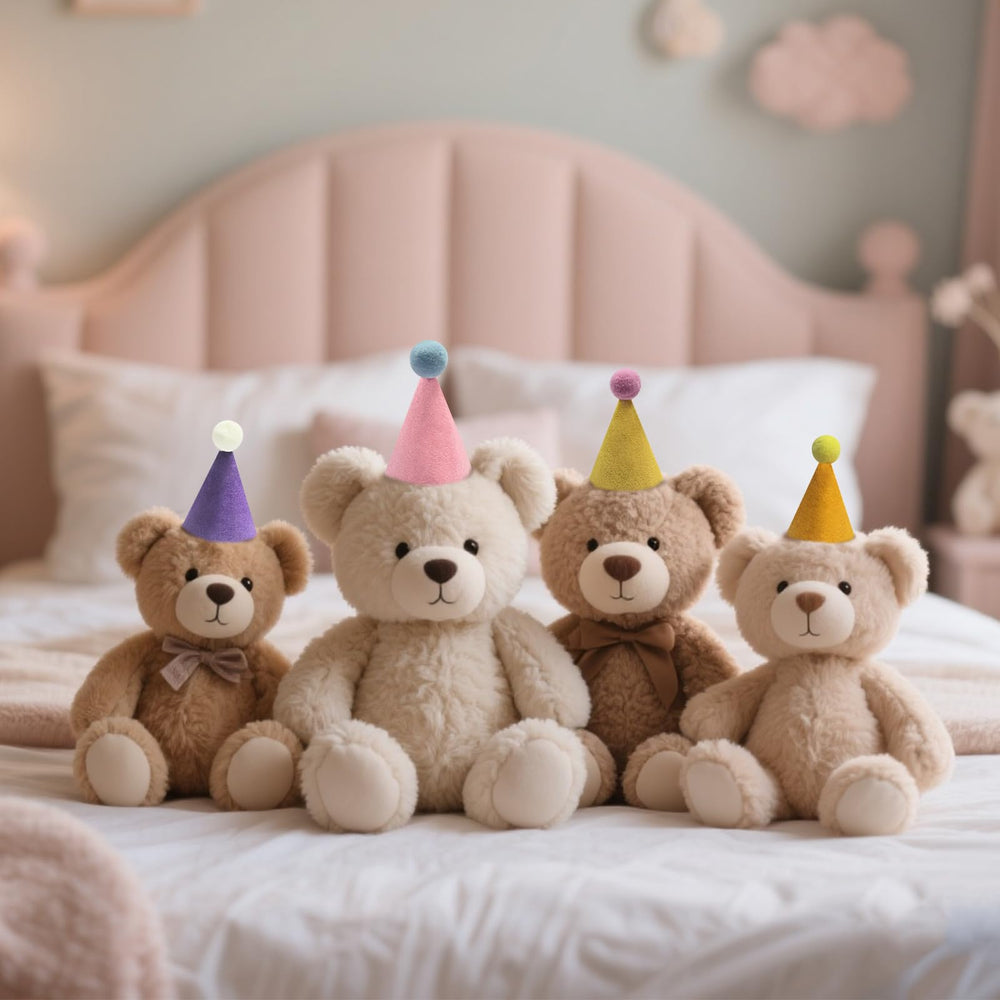 Kezzfpa birthday hat secured during lively party moments with adjustable cords