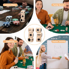 KFHENSOMR travel-friendly dice set fits in pockets and bags.