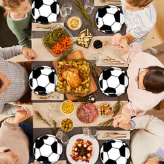 KFJBPB soccer birthday essentials coordinate a themed celebration.