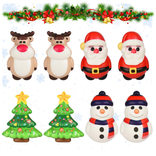 KFPPLXQ Christmas Snowman squishy for stress relief and sensory play.