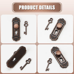 KH866 bronze miniature door lock adds detail and longevity to your scene.