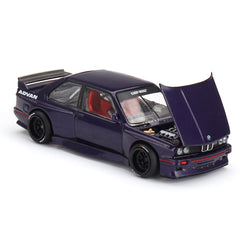KHMG216 Kaido GT BMW M3 E30 purple side view shows sleek chassis and accurate livery