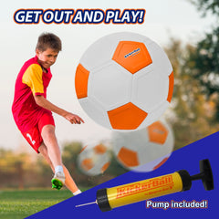 Kickerball beach-backyard-field-play demonstrates versatile outdoor use.