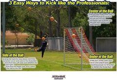 Kickerball included-pump-directions ensures quick setup for practice sessions.