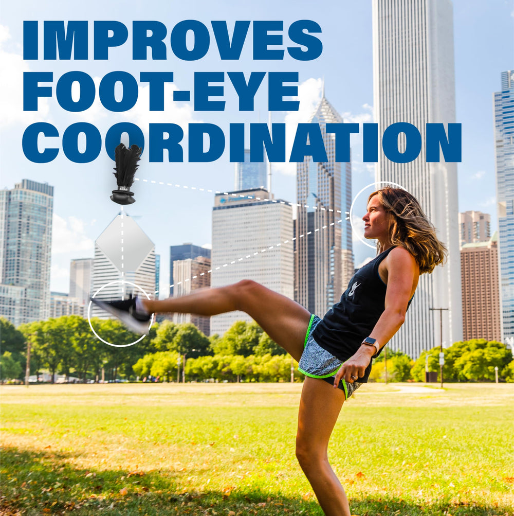 Kickit Travel-friendly Compact Design fits in bags for on-the-go practice