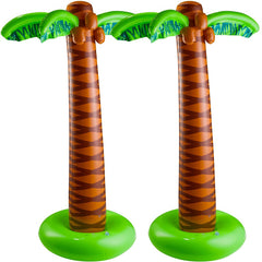 Kicko inflatable palm trees, 66-inch pair, boost backyard luau ambiance.