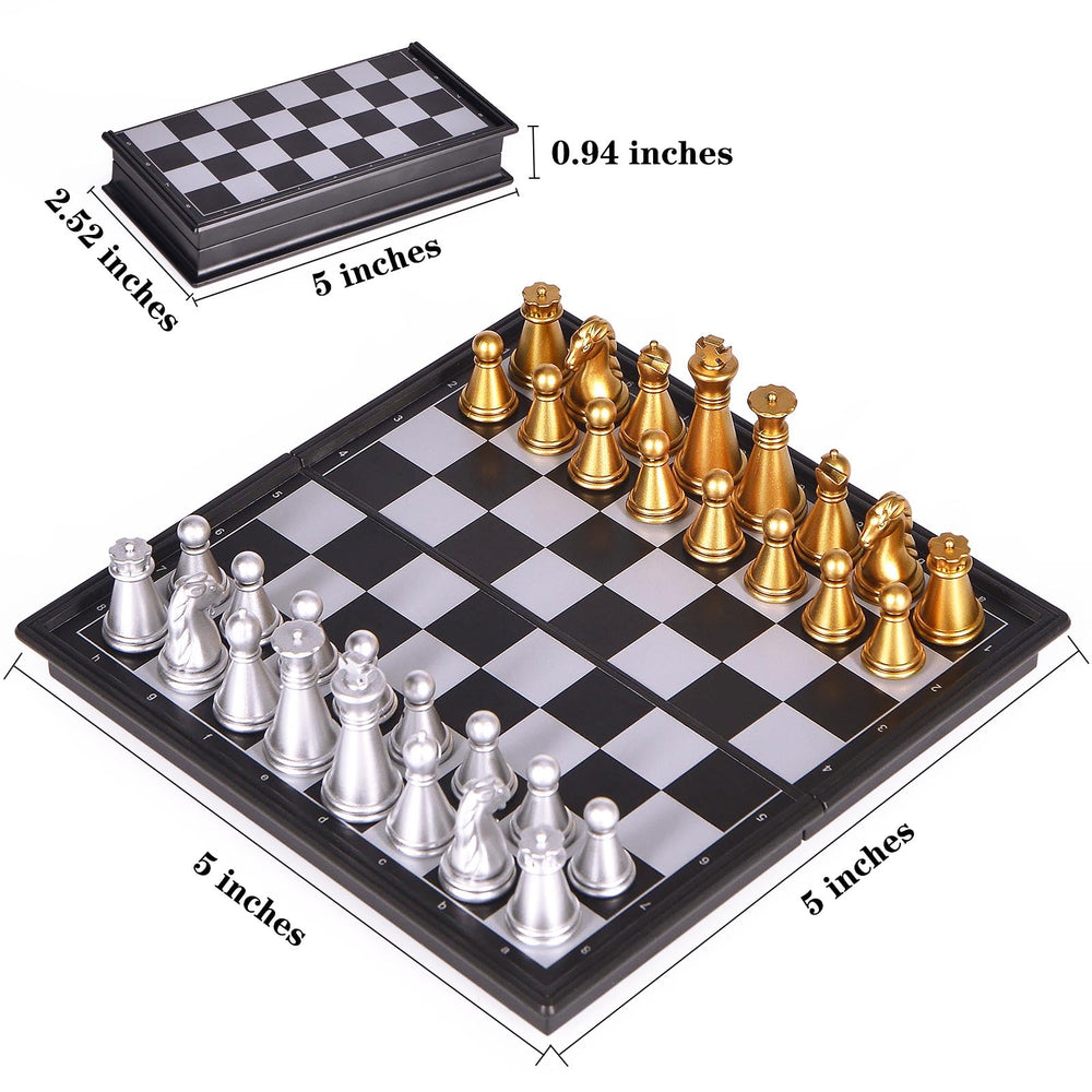 KICTERO magnetic chess pieces offer stable handling during quick on-the-go games.