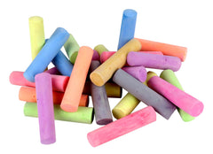 Open chalk bucket shows contents ready for spontaneous park art.