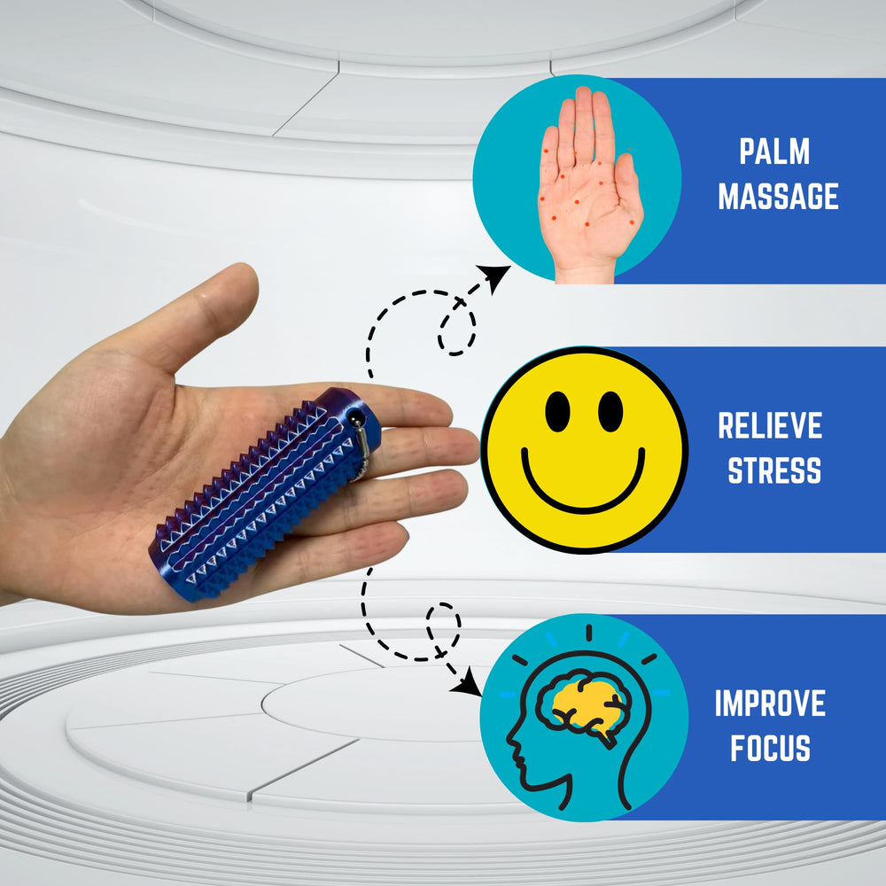 KIDATOY spiky grippie stim keychain offers discreet fidget play anywhere