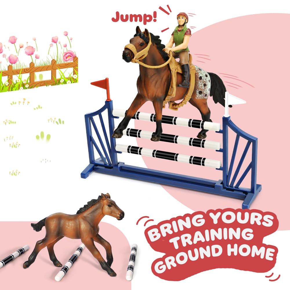 KIDBEST Fences and grooming tools bring complete stable setup and grooming moments.