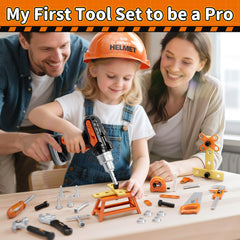 KidBloom safety helmet for safe role-play during construction pretend play