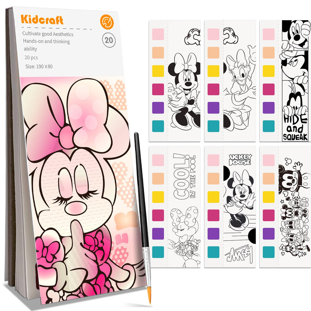 Kidcraft paint-with-water book cover with vibrant cartoon art for mess-free travel coloring.