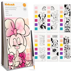 Kidcraft paint-with-water book cover with vibrant cartoon art for mess-free travel coloring.