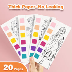 Thick paper detail from Kidcraft Paint with Water to prevent bleed-through.